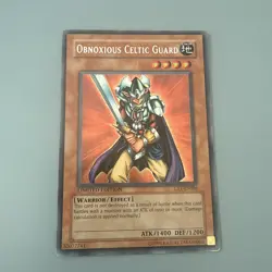 (57) Yugioh TCG #CT1-EN006 Obnoxious Celtic Guard Limited Edition Secret HP/DMG - Image 1