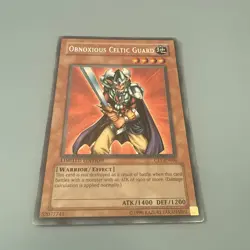 (57) Yugioh TCG #CT1-EN006 Obnoxious Celtic Guard Limited Edition Secret HP/DMG - Image 4