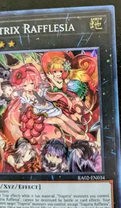 Traptrix Rafflesia RA02-EN034 1st Edition Super Rare Rarity Collection II YuGiOh - Image 3