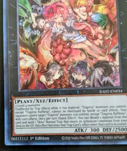 Traptrix Rafflesia RA02-EN034 1st Edition Super Rare Rarity Collection II YuGiOh - Image 4