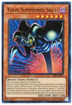 Toon Summoned Skull - Ultra Rare - SRL-EN073 Spell Ruler (25th Anniversary) - Image 1