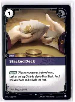 Stacked Deck 183/298 - Riftbound TCG League of Legends - Near-Mint English - Image 1