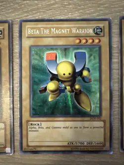 YuGiOh! Secret Magnet Warriors Alpha, Beta, Gamma Trio DOR-001 DOR-002 DOR-003 - Image 3