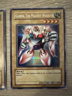 YuGiOh! Secret Magnet Warriors Alpha, Beta, Gamma Trio DOR-001 DOR-002 DOR-003 - Image 4