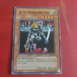 Yugioh D.D. Warrior Lady - DCR-027 Super Rare Unlimited (Near Mint) - Image 1