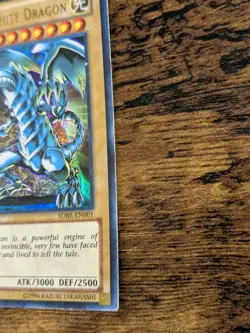 YU-GI-OH x3 BLUE EYES WHITE DRAGON ALT ART SDBE 1ST EDITION LP - Image 4