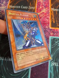 Yu-Gi-Oh! TCG Buster Blader BPT-008 Limited Secret Rare MP Foil Bleed - Image 2