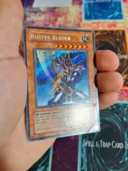 Yu-Gi-Oh! TCG Buster Blader BPT-008 Limited Secret Rare MP Foil Bleed - Image 4