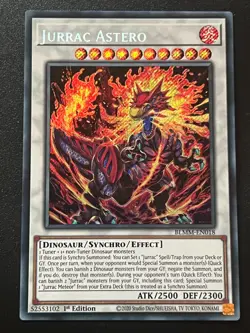 Jurrac Astero BLMM-EN018 Secret Rare 1st Edition Near Mint Yugioh - Image 1