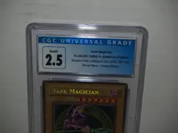 Dark Magician 2002 BPT-001 Secret Rare Ltd Ed CGC 2.5 Tin Yugioh - Image 2