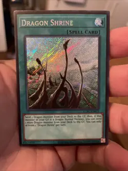 Dragon Shrine LCKC-EN075 Unlimited Secret Rare Near Mint +Bonus FREE SHIPPING! - Image 1