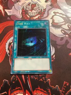 Yugioh! TCG - Dark Hole - Prismatic Secret Rare - 2025 Mega-Pack - MP25-EN130 - Image 1