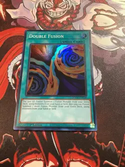 x1 Double Fusion - DOOD-EN100 - Super Rare - 1st Edition Yu-Gi-Oh! M/NM - Image 1