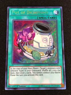 Yugioh Pot of Dichotomy MP14-EN172 1st Secret (NM) - Image 1