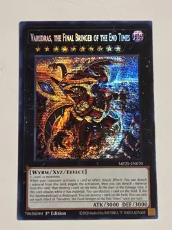 Varudras, the Final Bringer of the End Times MP25-EN070 Secret Rare Yugioh Mint - Image 1