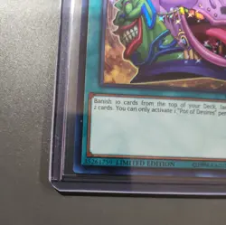 Yugioh - Pot of Desires - CT14-EN004 - Ultra Rare Limited Edition - Image 3