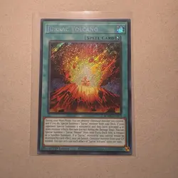 Yu-Gi-Oh! Jurrac Volcano BLMM-EN019 Secret Rare Near Mint 1st Edition - Image 1