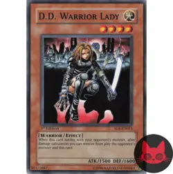 Yugioh D.D. Warrior Lady SD5-EN011 Common 1st Edition NM - Image 1