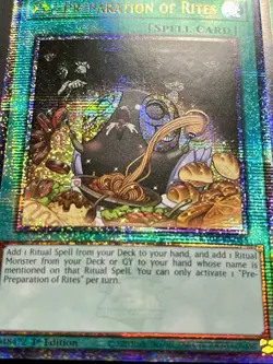 3x Pre-Preparation Of Rites | RA01-EN055 | Quarter Century Secret Rare | YuGiOh! - Image 2