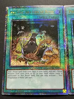 3x Pre-Preparation Of Rites | RA01-EN055 | Quarter Century Secret Rare | YuGiOh! - Image 3
