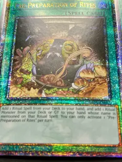 3x Pre-Preparation Of Rites | RA01-EN055 | Quarter Century Secret Rare | YuGiOh! - Image 4
