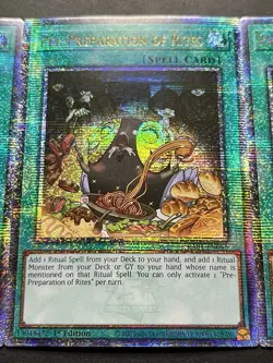 3x Pre-Preparation Of Rites | RA01-EN055 | Quarter Century Secret Rare | YuGiOh! - Image 5