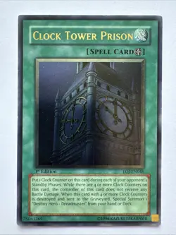 Yu-Gi-Oh TCG Clocktower Prison EOJ-EN048 1st Edition Ultimate Rare - Image 1
