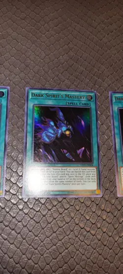 X3 Dark Spirit's Mastery LED5-EN004 Ultra Rare 1st Edition LP - Image 3