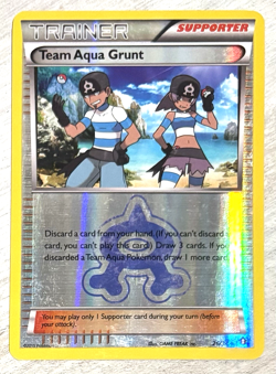 Team Aqua Grunt - Pokemon - 26/34 - Double Crisis Reverse Holo Card MINT - Image 1