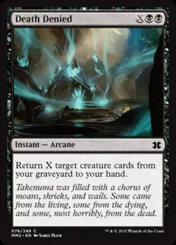 Death Denied -Foil Near Mint MTG Modern Masters 2015 - Image 1