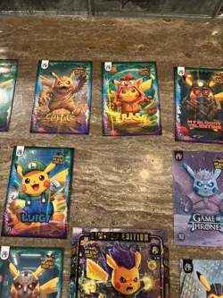POKEMON PIKACHU COSPLAY! NON TCG Lot OF 35 + cards & Limited Edition Card - Image 2