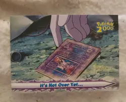 It’s Not Over Yet #70 Vintage Topps Pokemon The Movie 2000 Rare Trading Card - Image 1