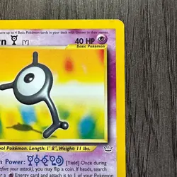 Unown Y 40/64 Neo Revelation Regular LP Pokemon Card TCG Vintage WOTC - Image 3