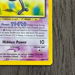 Unown Y 40/64 Neo Revelation Regular LP Pokemon Card TCG Vintage WOTC - Image 5