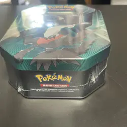 Pokemon TCG Darkrai Triple Whammy Tin Sealed w/ 3 Packs & Promo Cards - Image 5