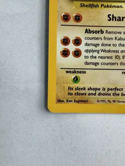 Kabutops 9/62 Pokemon Fossil Unlimited TCG Holo Rare Card WOTC NM - Image 5