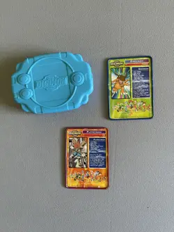Set of 2 Vintage Digimon Metal Tin Trading Cards with Case 2000 Taco Bell - Image 3