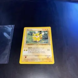 Pokemon Pikachu TCG Jungle Set 1999 WOTC Common Card 60/64 Near Mint Red Checks - Image 1