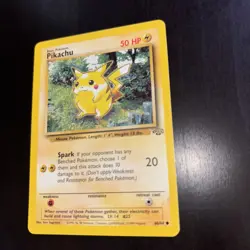 Pokemon Pikachu TCG Jungle Set 1999 WOTC Common Card 60/64 Near Mint Red Checks - Image 2