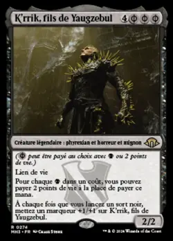 K'rrik, fils de Yaugzebul K'rrik, Son of Yawgmoth MTG Magic VF - Image 1
