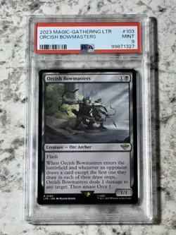 Orcish Bowmasters LTR #103 PSA 9 MINT (MTG Lord of the Rings 2023) - Image 1