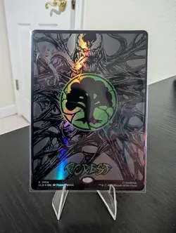 MTG Secret Lair x Marvel Spider-Man Mana Symbiote Raised Foil W/ Free Brainstorm - Image 2