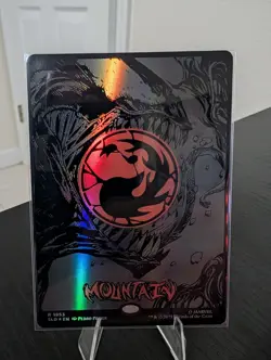 MTG Secret Lair x Marvel Spider-Man Mana Symbiote Raised Foil W/ Free Brainstorm - Image 3