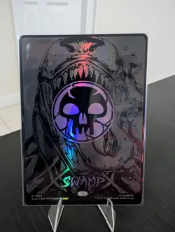 MTG Secret Lair x Marvel Spider-Man Mana Symbiote Raised Foil W/ Free Brainstorm - Image 4