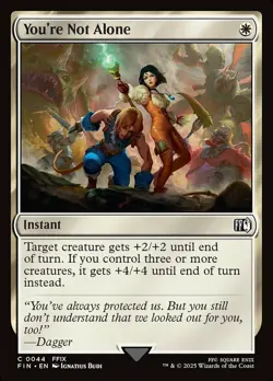 MTG You're Not Alone - Foil NM-Mint Final Fantasy - Image 1