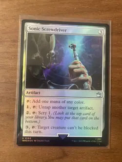 Sonic Screwdriver Foil - WHO - #0184 [Near Mint] - Image 1