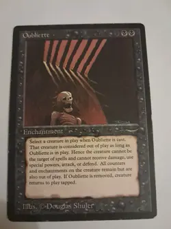 Oubliette MP Dark Arabian Nights MTG Magic the Gathering - Image 1