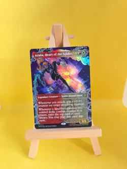 MTG Marvel Spider-Man: Arana, Heart of the Spider - R0213 Borderless Foil -Mint - Image 1