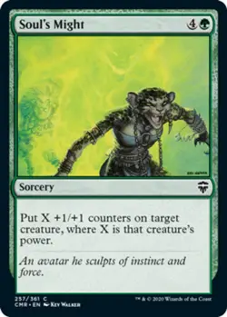 Soul's Might - Foil x1 - Commander Legends - NM-Mint, English - Commander Legend - Image 1