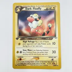 Pokemon TCG Dark Flaaffy Neo Destiny 1st Edition Uncommon 34/105 - Near Mint - Image 1